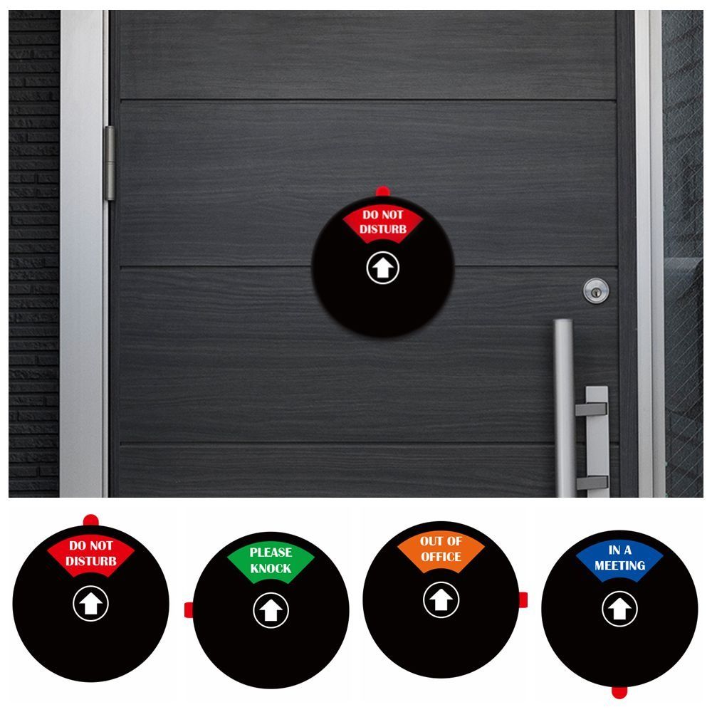 ABS Office Door Sign Waterproof Door Slider Signs Convenient to Use Reminder Signs  Meeting Room