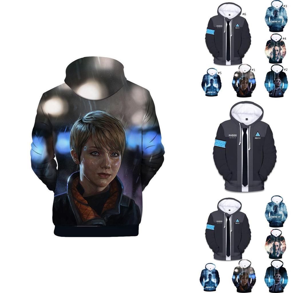 Ultimate Comfort Detroit Become Human Connor Rk800 Hoodie For Everyday Wear