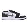 Jordan Air Jordan 1 Износостойкие Низкие Винтажные Баскетбольные Кроссовки Мужские Черно-Бело-Серые 553558-131(Команда85-)