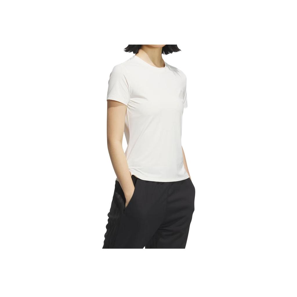 Adidas Fashionable Comfortable Simple Short Sleeve T-Shirt Women Tops White KC1488