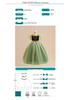 Halloween Frozen Princess Anna Sequin Mesh Dress for Girls - Stage Performance Costume