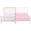 Bedroom Scene Dollhouse Bed 1:12 Scale Mini Bed Model Miniature Doll Bed Furniture  DIY Toy