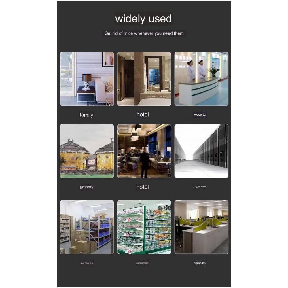 Ультразвуковой электронный отпугиватель грызунов, домашний отпугиватель насекомых, мини-отпугиватель комаров против комаров, пауков, мух, муравьев, блох, нетоксичный, экологически чистый