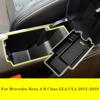 For Mercedes Benz A B Class GLA CLA 2013- 2016 2017 Car Center Console Armrest Storage Box Organizer Tray Accessories