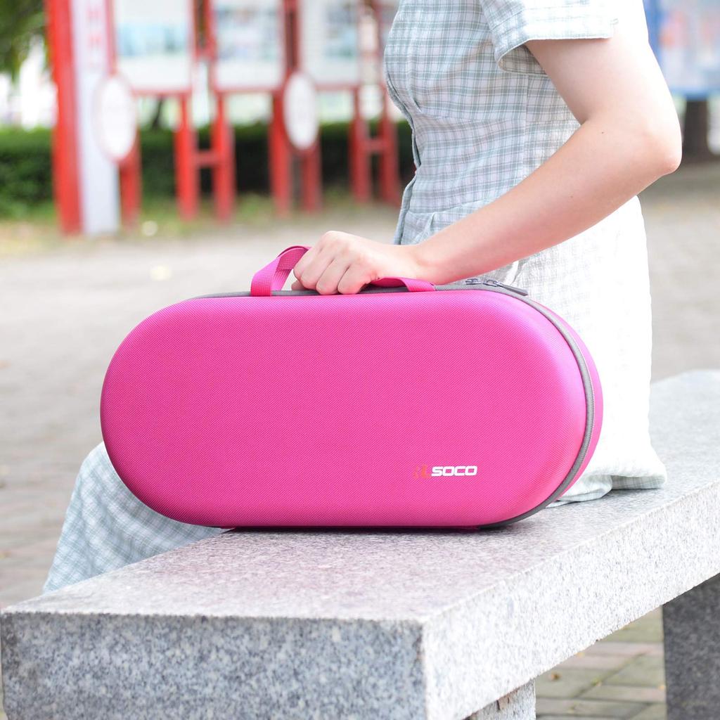 RLSOCO Чехол для хранения щипцов для завивки Dyson Airwrap, совместимый с Dyson Curling Styler, аксессуары для завивки волос, розовый стайлер, можно сушить, нельзя утюжком,