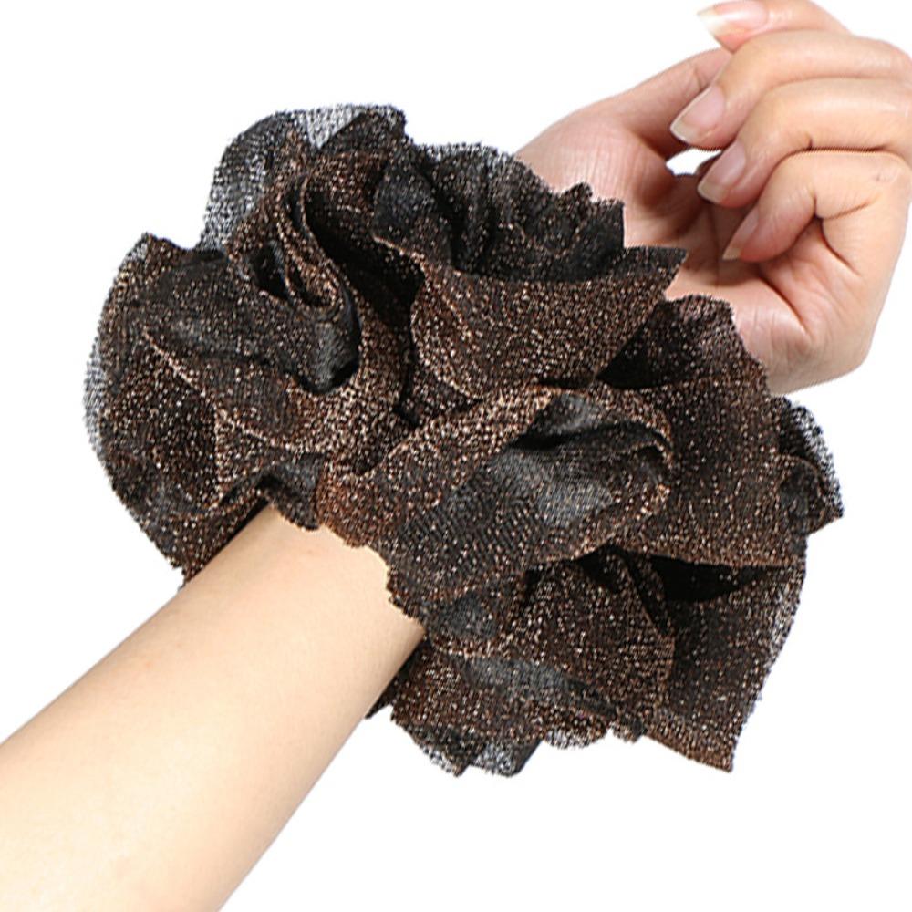 Головные уборы Эластичная Блестящая Бархатная Ткань Кольцо для Волос Золотистый Бархат Эластичные Резинки для Волос