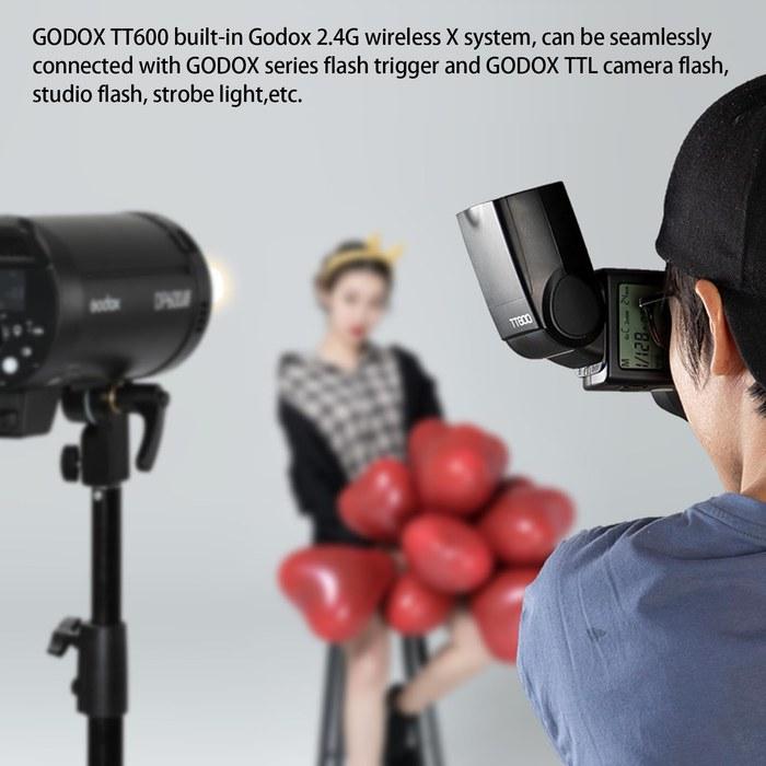 Godox TT600 Flash Speedlite Strobe - 2.4G Wireless X System (Canon, Nikon, Pentax, Olympus) TT600-JP