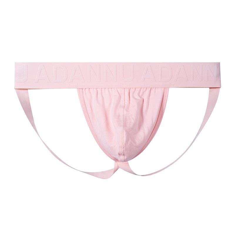 Мужские стринги с Т-образной спинкой из модала, дышащее нижнее белье с низкой посадкой и поддержкой ягодиц, удобные эластичные трусы в стиле джокстрап