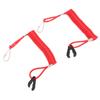2PCS Marine Outboard Emergency Kill Switch Safety Lanyard 150cm59in Replacement for Yamaha Engine