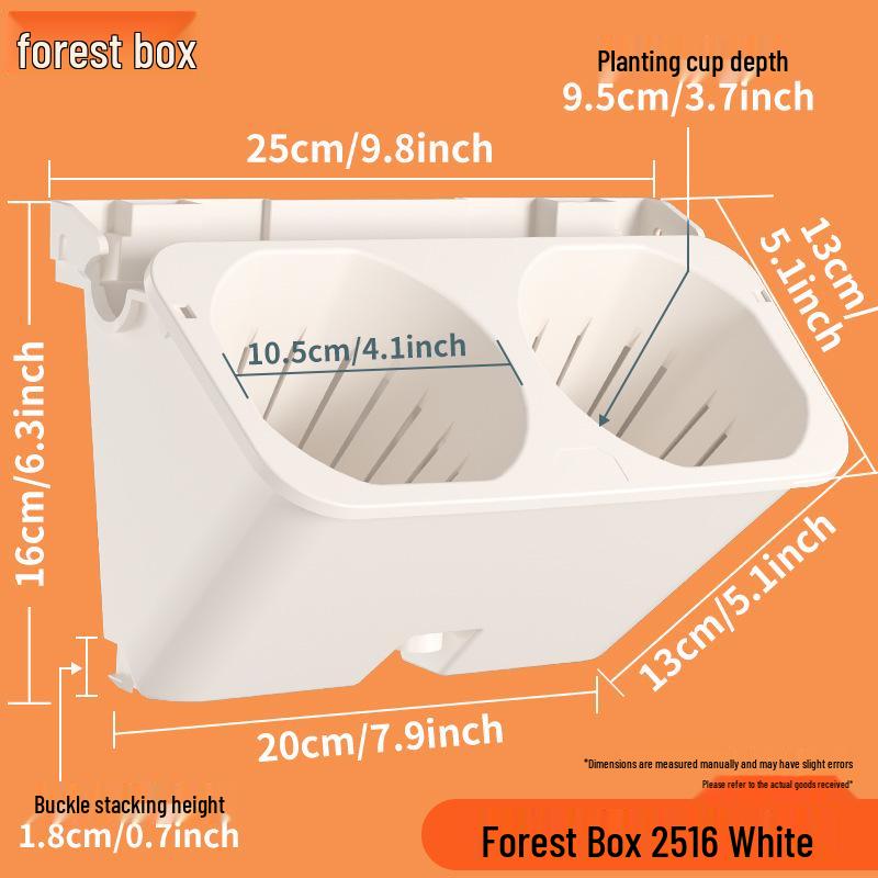 Self-Watering Honeycomb Vertical Planter: 3D Hanging Plant Wall Box