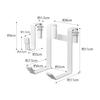 Yamazaki Dryer Hanger, White, Approx. W8 x D11 x H11cm, Tower Design for Easy Storage, 5385