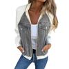 Fall Winter Women Jacket Color Matching Zip-up Pockets Cardigan Long Sleeves Patchwork Raglan Shoulder Turn-down Collar Casual Daily Wear Coat
