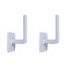 4pcs Multifunctional L-shaped Non Perforated Strong Hooks,clothes and Hats Storage Rack,toilet Paper Hooks,bathroom Towel Hooks