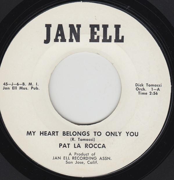 7-дюймовая пластинка PAT LA ROCCA - My Heart Belongs To You 45J6 Jan Ell 1960 US Pop Б/у