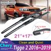 Для Chery Tiggo 2 2016~ 2017 2018 Tiggo 3x MVM X22 DR3 Переднее лобовое стекло Стеклоочистители Автомобильные щетки стеклоочистителя Автомобильные аксессуары