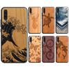 Wolf Bike Butterfly Wood Case Cover For Samsung Galaxy A72 A52 A42 A32 A22 A12 A50 A70 A41 A51 A71 A21S A52S Fundas