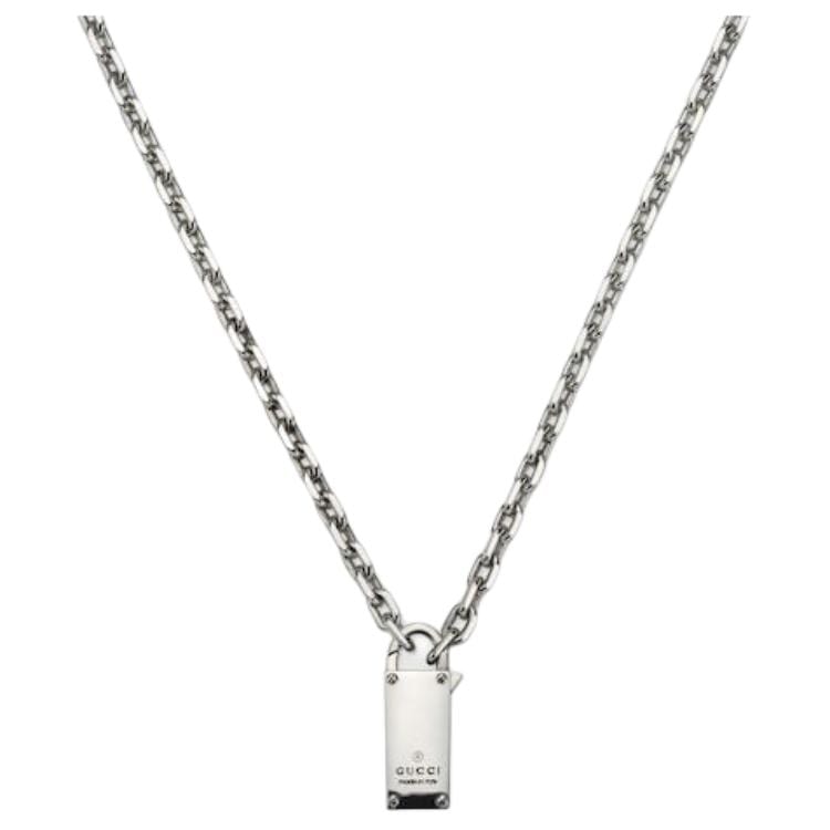 GUCCI 925 Sterling Silver Necklaces Unisex Silver 796342J84008106