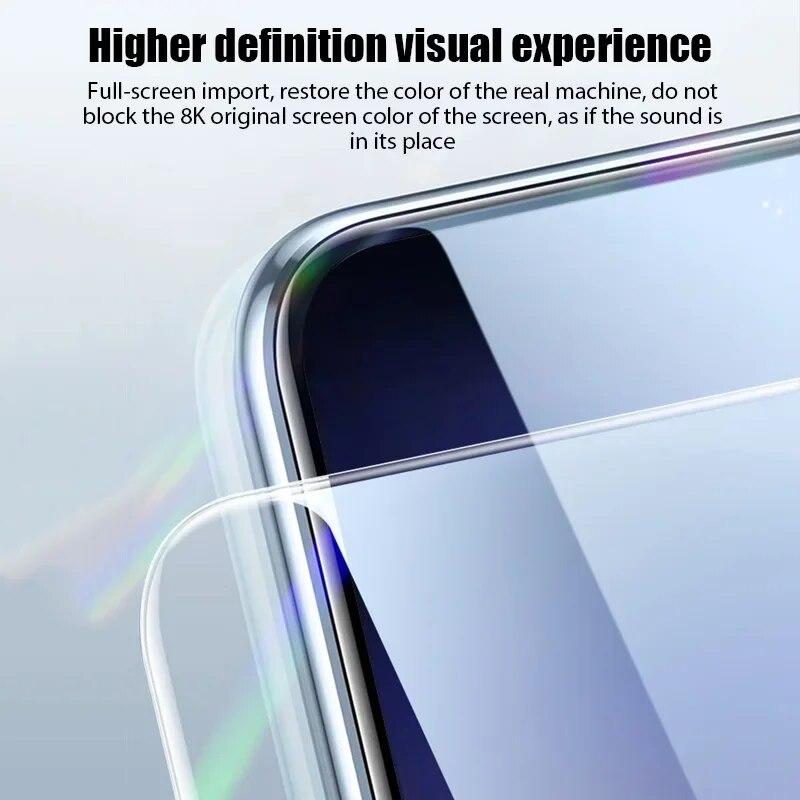 2 шт. закаленное стекло для Samsung Galaxy A54 A14 A13 A33 A53 A52S A73 S21S20 FE 5G S22S23 Plus Защитная пленка для экрана для Samsung A52A72