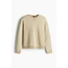 HM Regular Fit Washed sweatsHirt светло-бежевый