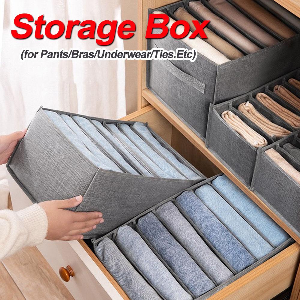 Органайзер для джинсового шкафа, ящики для хранения, органайзер для шкафа, перегородки для шкафа, органайзеры для ящиков, складная коробка для хранения нижнего белья