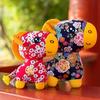 PP Cotton Plush Horse Stuffed Animal Toy Soft Chinese Horse Plush Doll  Festive Decor