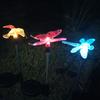 Красочная лампа-бабочка-стрекоза, солнечная светодиодная водонепроницаемая энергетическая лампа для декора сада