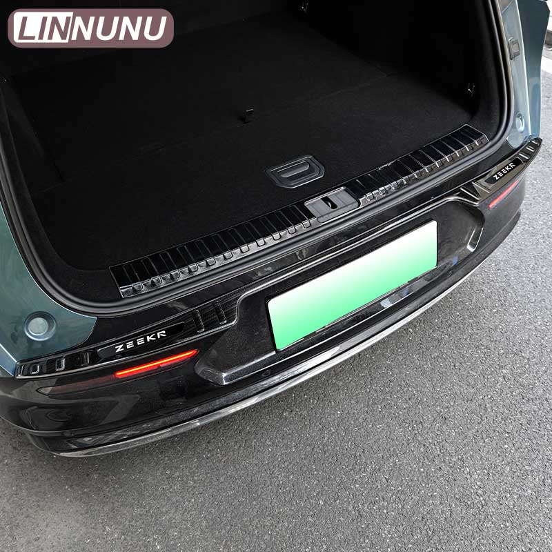 LINNUNU для zeekr 7x Автоаксессуары Защита багажника Накладка на порог Защитная накладка на задний бампер Накладка на дверь Аксессуары из нержавеющей стали