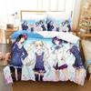 Комплект постельного белья с 3D аниме Saekano, пододеяльник, комплект постельного белья, пододеяльник, наволочка, одеяло размера king-size, комплект постельного белья для взрослых мальчиков