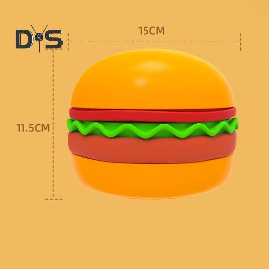 Миска для домашних животных в форме гамбургера, набор из 5 мисок для кормления домашних животных, набор столовых приборов ручной работы для кошек и собак