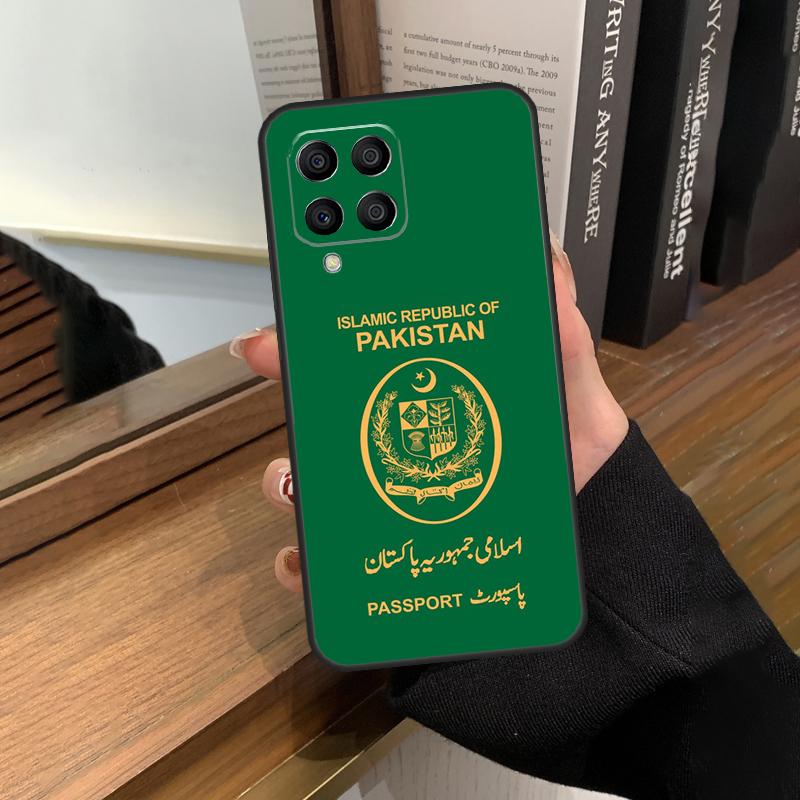 Чехол-паспорт Пакистана для Samsung Galaxy M56 M16 M36 M33 M53 M13 M12 M32 M52 M20 M15 M55 M31 M14 M35 M34 M54