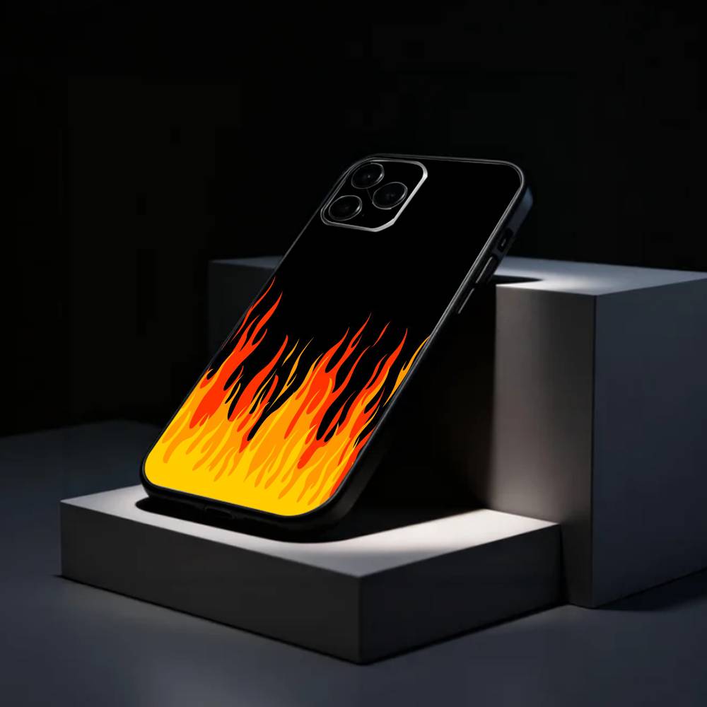 COOL F-Fashion F-Flames Phone Case Silicone Soft For IPhone 17 16 15 14 13 12 11 X XR Plus Pro Max Plus