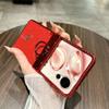 Роскошный Красный Чехол для Телефона со Стразами для Honor Magic V Flip 2 Складной Экран Ударопрочный Защитный Чехол