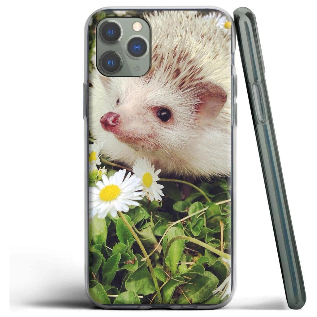 Силиконовый чехол Kawaii Hedgehog Heart для Apple iPhone 12 Mini 11 Pro SE XS X XR Max 8 7 6S 6 Plus 5S