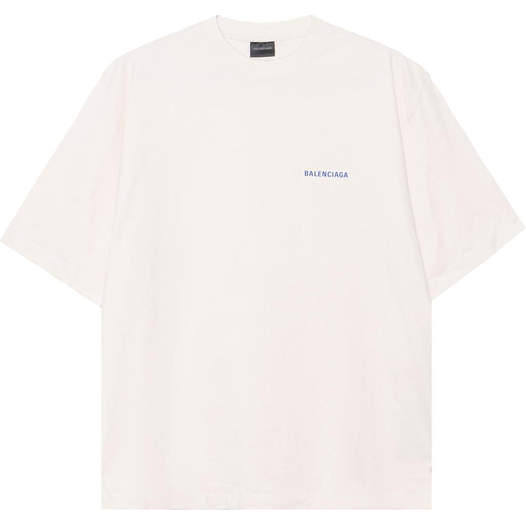Balenciaga Badge Logo Tee 612966TIVG59055
