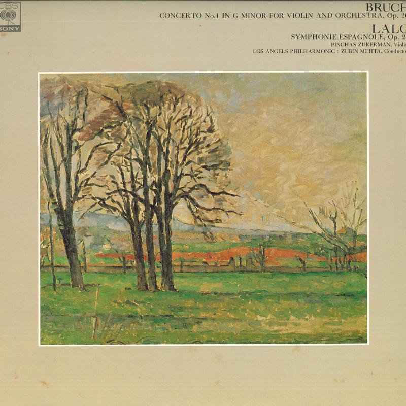 LP Record PINCHAS ZUKERMAN, ZUBIN MEHTA, LOS - Bruch: Violin Concerto No. 1 / Lalo FCCA542 CBS SONY 1978 Japan Classical Used