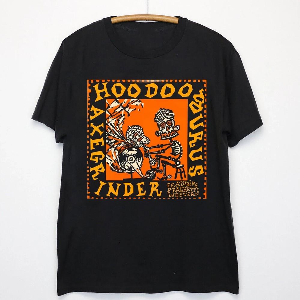 Axegrinder HOODOO GURUS Band Gift For Fan S2345XL Black Tshirt T180 Unisex T-Shirt