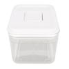 Food Storage Container Leakage Proof Airtight Food Organizer with Push Switch Lid for Grain Rice Flour Sauce 1000ML