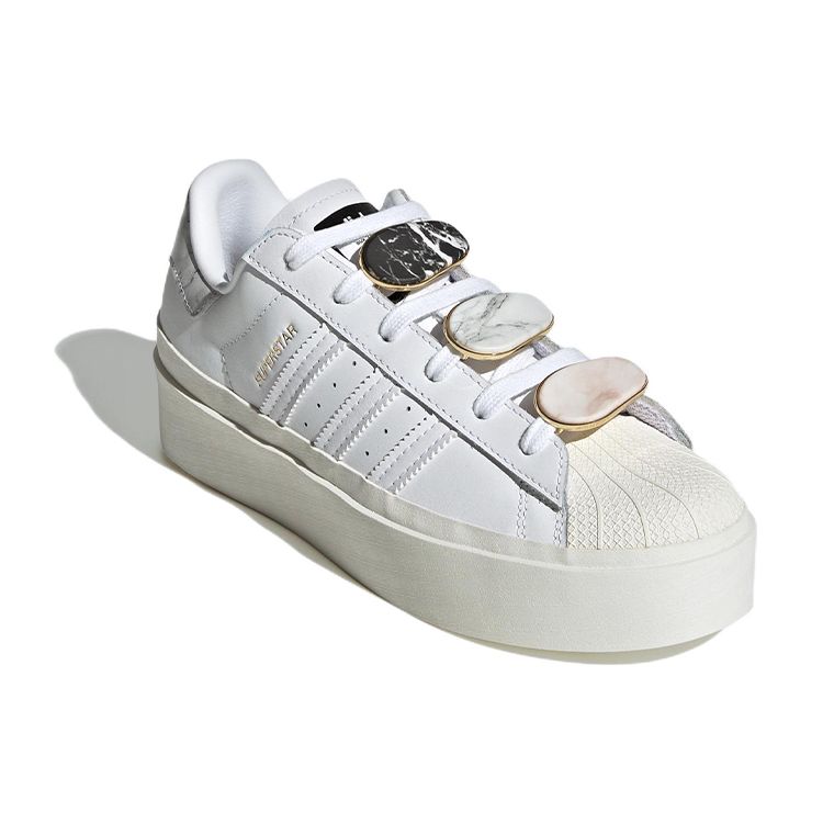 adidas Женские кроссовки Superstar Bonega White Gold Metallic Cream Cloud-White GY1485