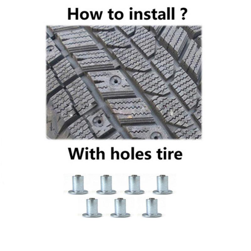100X Зимние Автомобильные Квадроциклетные Грузовые Винтовые Шипы Колесные Шины Снежные Гвозди Шипы Противоскользящие