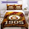 Galatasaray Постельное белье с возможностью персонализации Постельное белье с дышащим пододеяльником и наволочками Декоративное постельное белье для спальни Декор для дома Подарок на день рождения