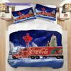 Cocacola Refreshment Sip Threepiece Set 1 Duvet Cover 2 Pillowcase Without Core Duvet Cover And Pillowcase Soft And Comfortable