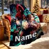 Custom Name Personalized Final Fantasy Print Blanket, Home Decor, Bedroom, Sofa, Camping, Couch, Gifts for Birthday Christmas
