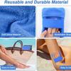 Beach Sand Removal Glove Outdoor Sand Cleaner Hand Tool for Removing Sand from Skin and Surfaces with Elastic Strap for Secure Fit
