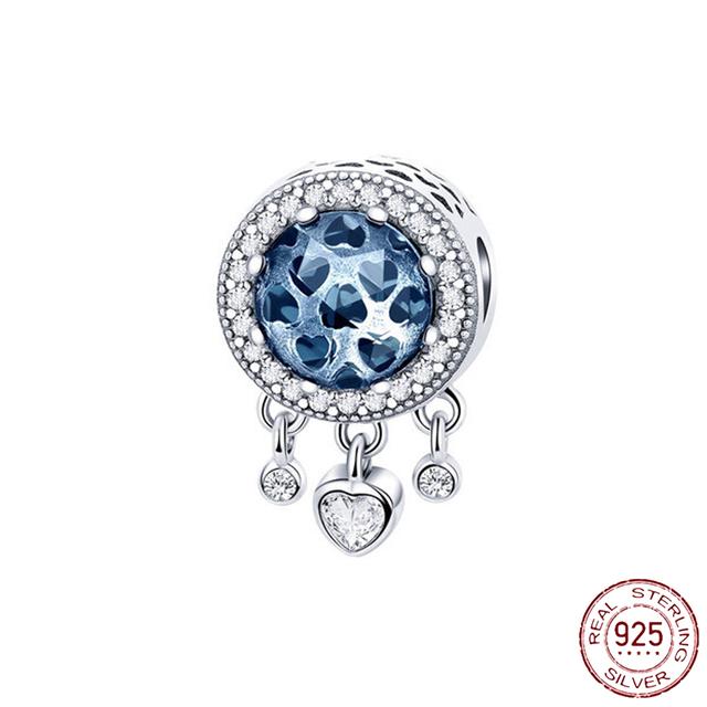 Подвески из стерлингового серебра 925 пробы подходят для оригинального модного браслета-подвески для женщин DIY ювелирные изделия в подарок