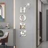 Self-adhesive Entrance Decoration Waterproof Home Decoration 3D Mirror Wall Sticker  Room Decor