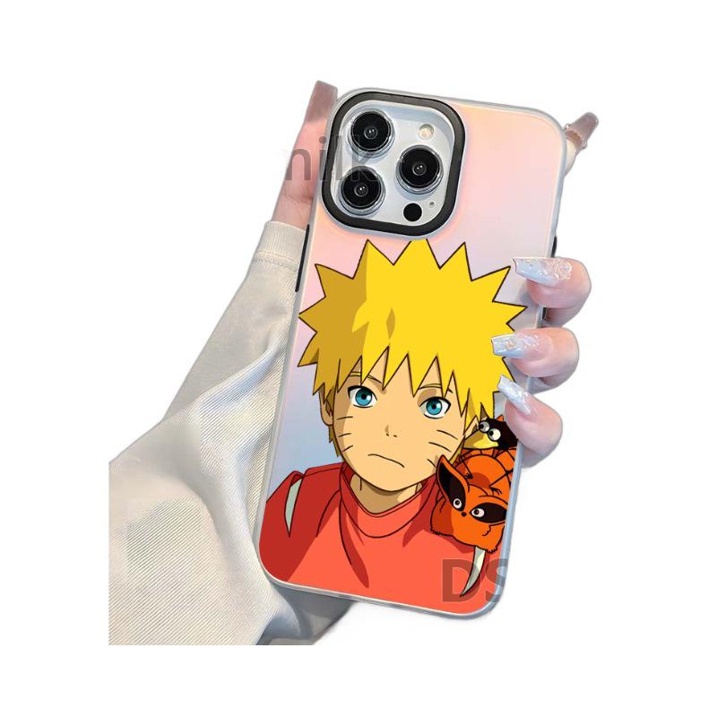 Белый чехол «Аврора Наруто Минбао» для iPhone 15 Pro для 14/13/12/11XsMax/XR