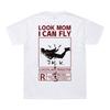 New Arrival Summer T-Shirt LOOK MOM I CAN FLY Funny Print T Shirt Men Women Cactus Jack Swag Hip Hop Streetwear Top