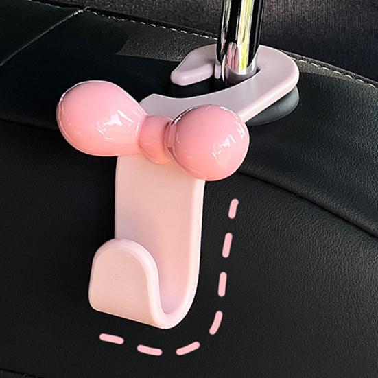 2 шт. Автомобильный крючок Легкий крючок для багажника/сиденья Крючок с отверстием Без сверления Крючок для хранения в салоне Многофункциональный держатель для стакана с водой