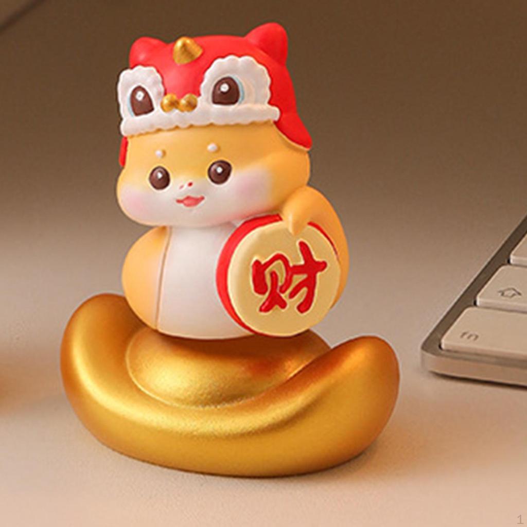 Year Statue Animal Sculpture Collection Birthday Gift Decorative Figurine Tabletop Ornament