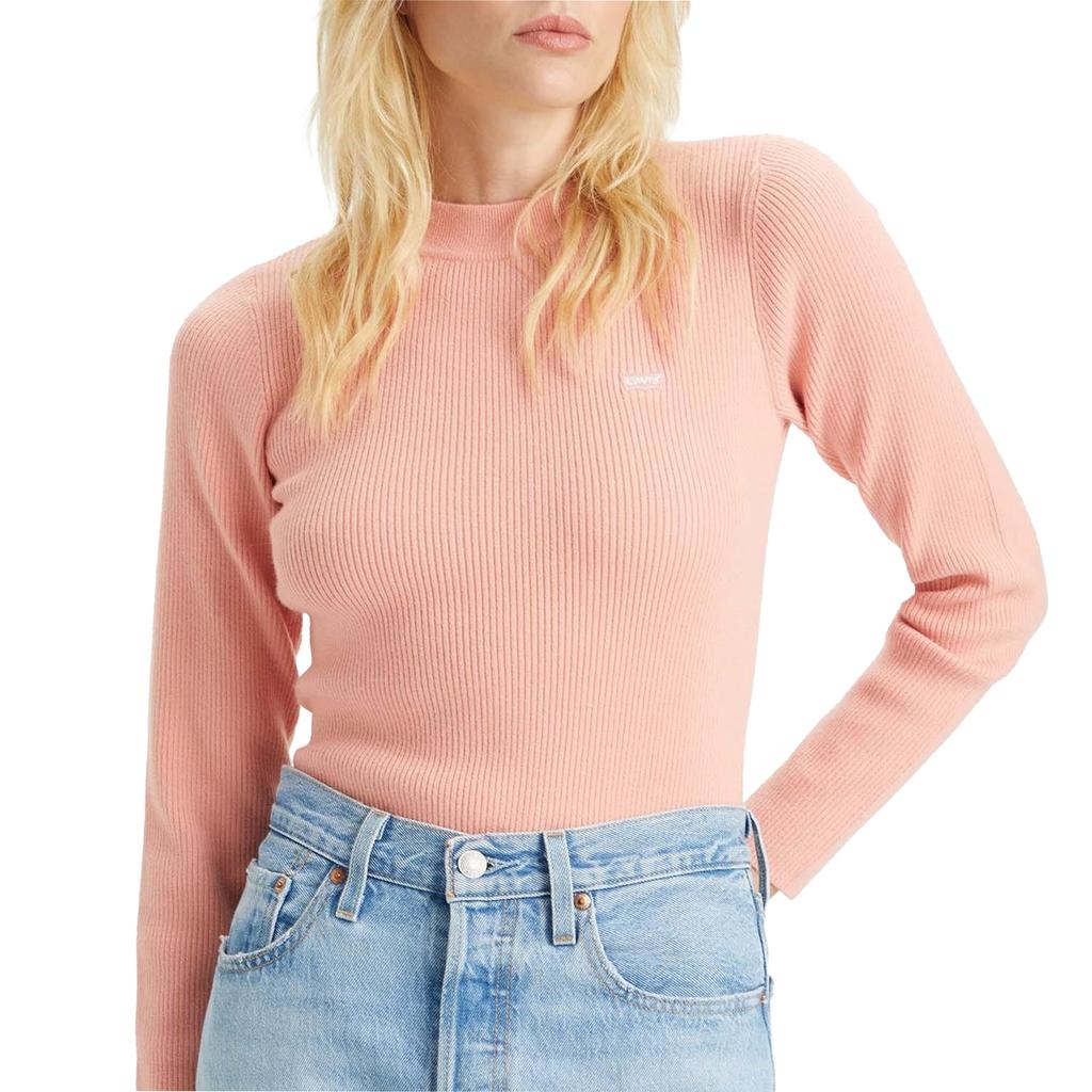 Levis Womens/Ladies Ribbed Crew Neck Sweatshirt